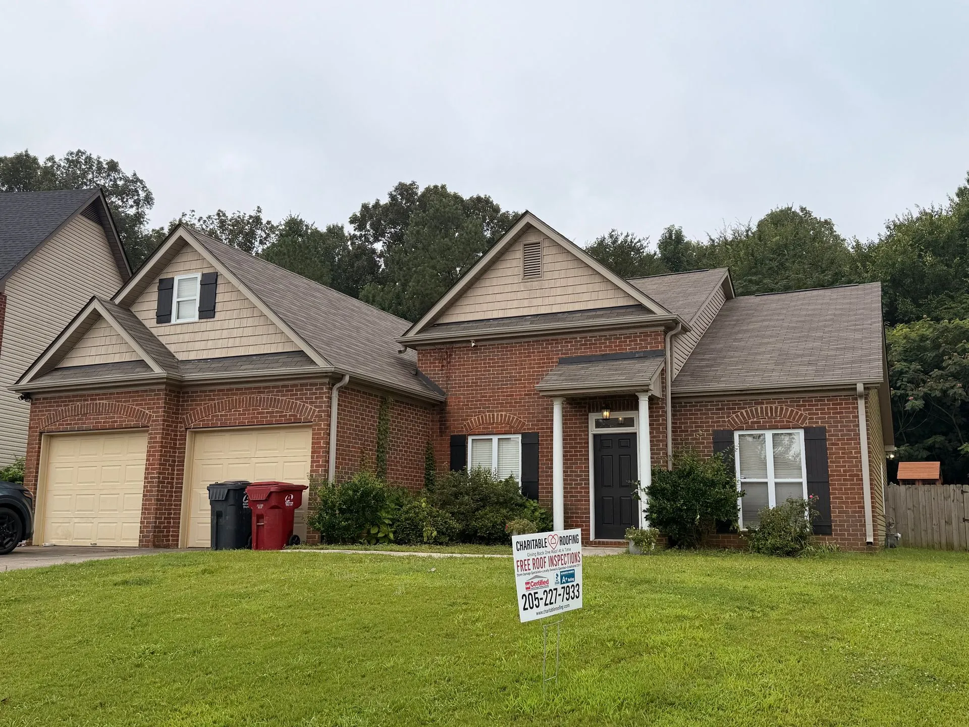 Storm damage repair & insurance claim